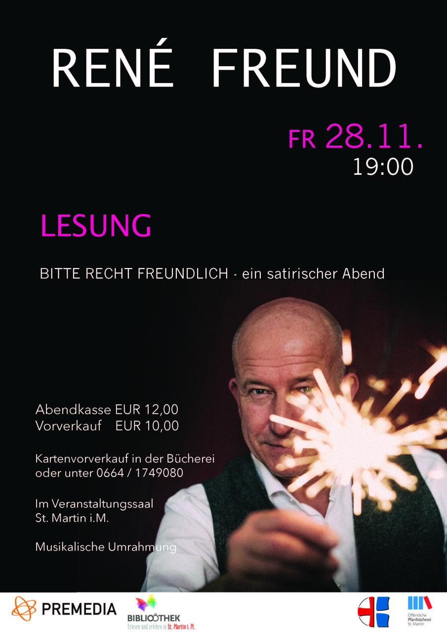 Lesung René Freund